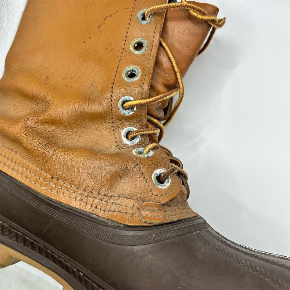 Sorel Osprey Men's Vintage Snow Boots Brown Size 12 Winter Casual READ - Picture 7 of 15